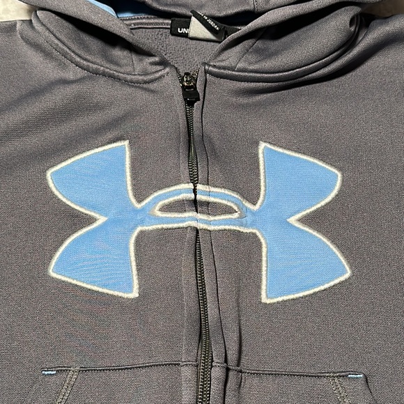 Under Armour Little Boys Gray Jacket with Hood, GUC, Size 5 - Picture 7 of 11